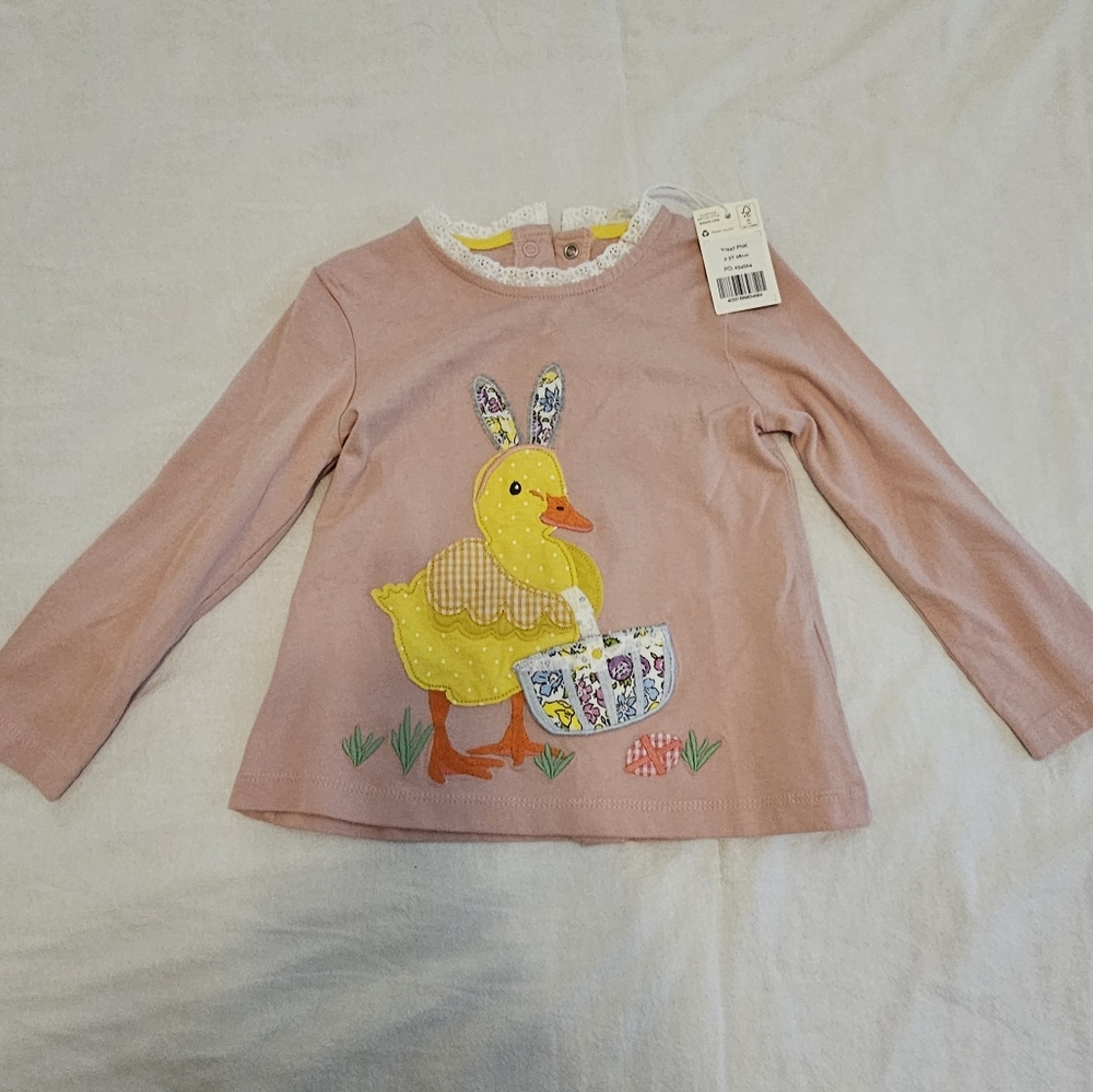 Boden Girl's Duck Shirt